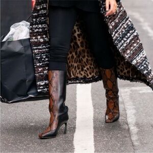 Jimmy Choo Mabyn Black Brown Boots